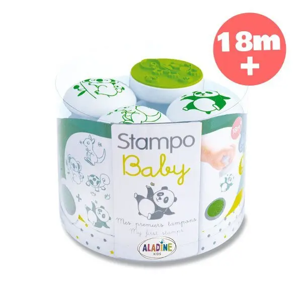Razítka Aladine Stampo Baby - Zvířátka z daleka