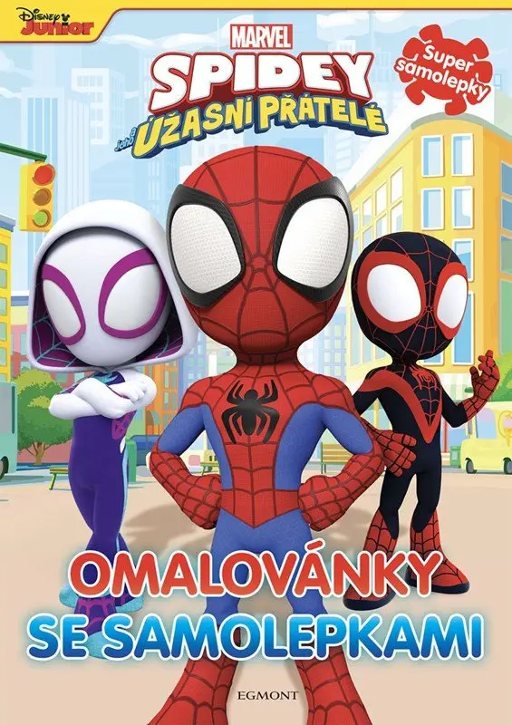 Spidey úžasní přátelé - Omalovánky se samolepkami - kolektiv autorů