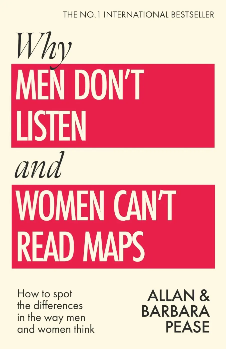 Why Men Dont Listen & Women Cant Read Maps (How to spot the differences in the way men & women think) - Allan Pease