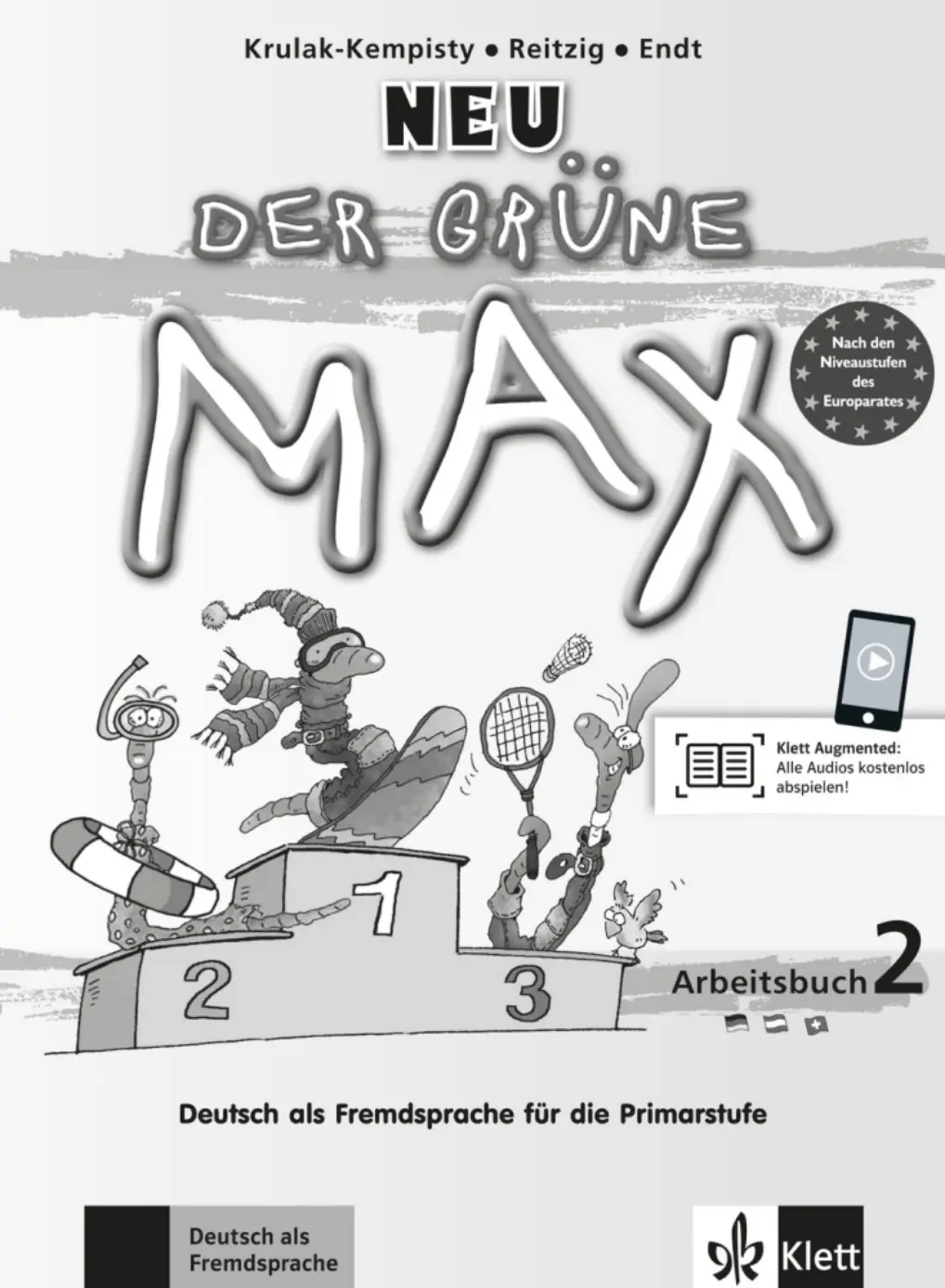 Der grüne Max neu 2 (A1-A2) - Arbeitsbuch + MP3 allango.net - Elzbieta Krulak-Kempisty