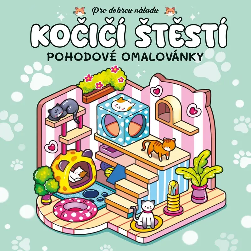 Kočičí štěstí - Pohodové omalovánky - kolektiv autorů