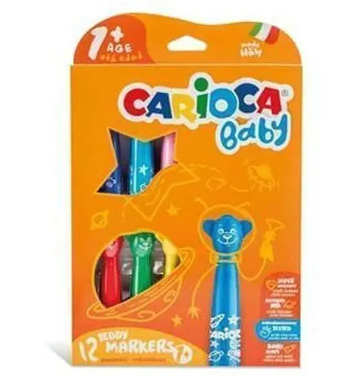 CARIOCA dětské fixy Baby Teddy 12 ks