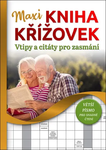 Maxi kniha křížovek - Vtipy a citáty pro zasmání