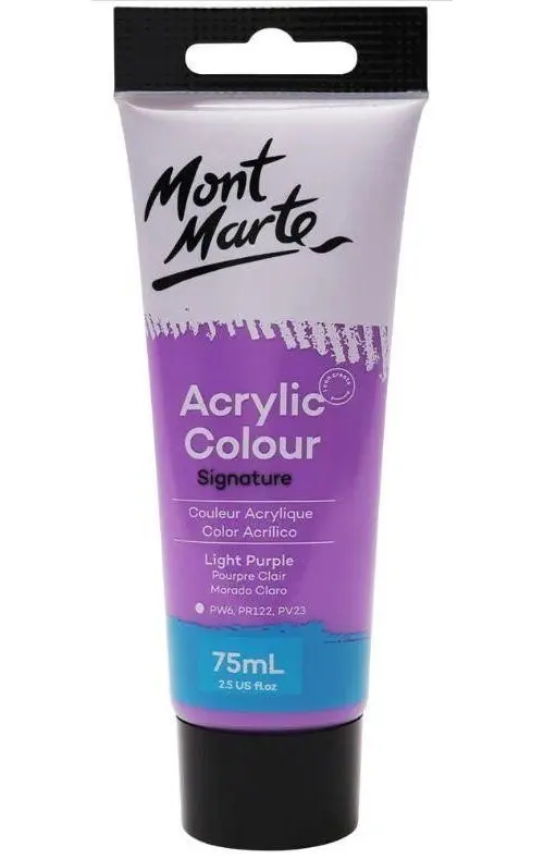 Mont Marte Akrylová barva 75ml - sv. fialová (Light Purple), tuba