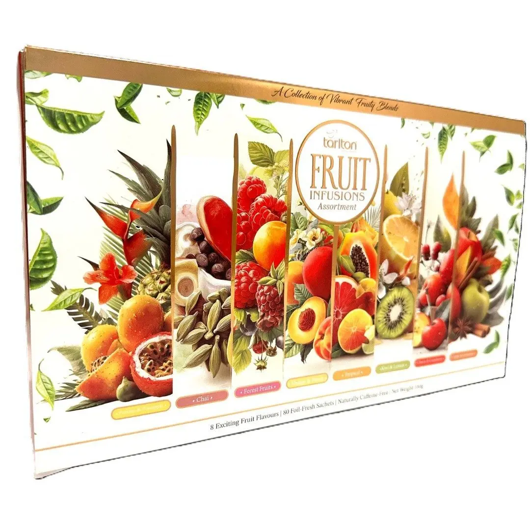 TARLTON Fruit infusions assortment ovocné čaje 80 sáčků