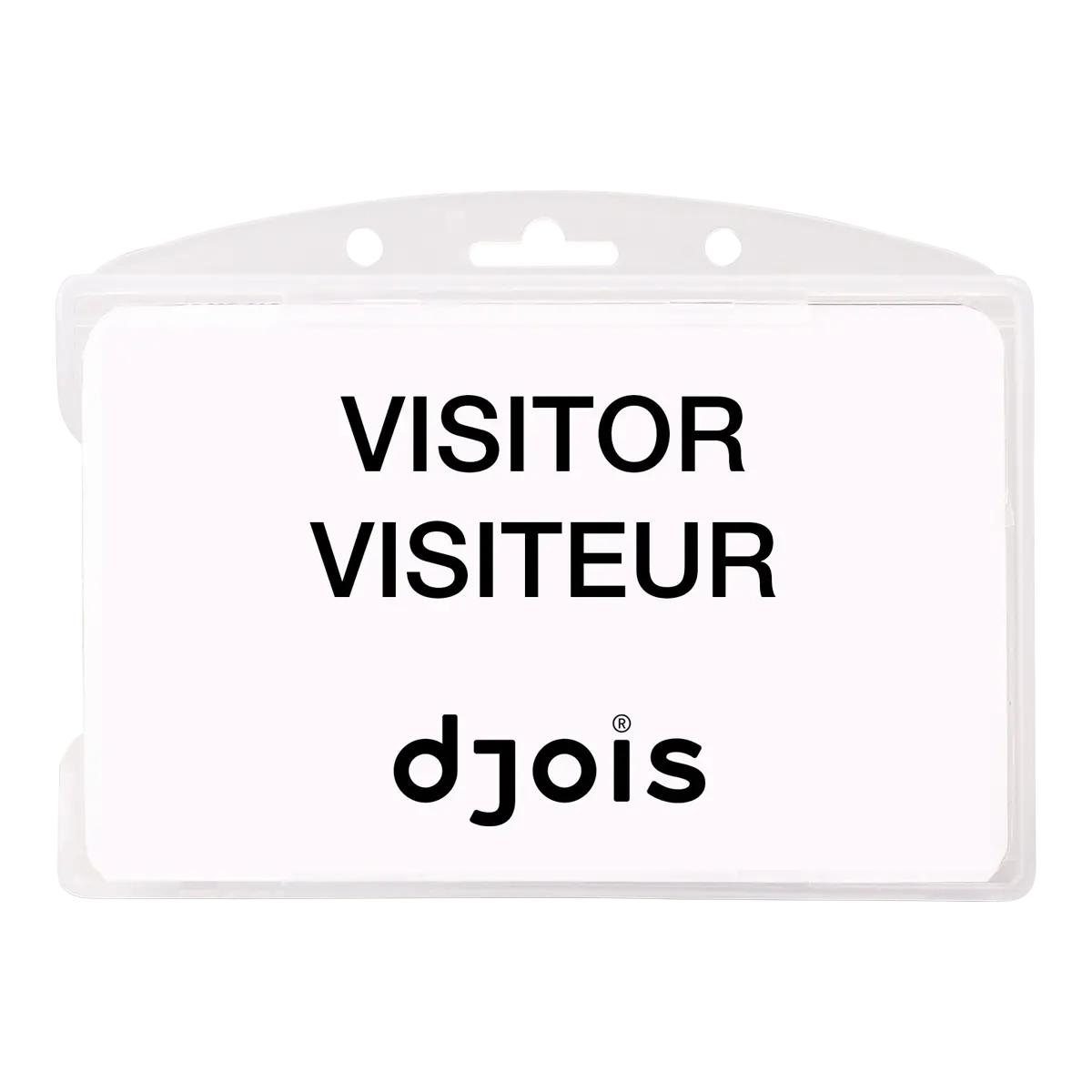 Visačka Security obal na identifikační karty, transparentní, 65 × 90 mm - 10 ks/bal.