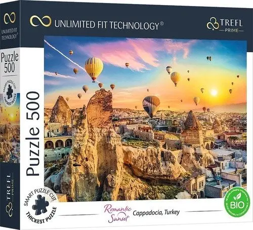 UFT Romantic Sunset Kappadokie, Turecko - puzzle z kategorie Mestá a stavby