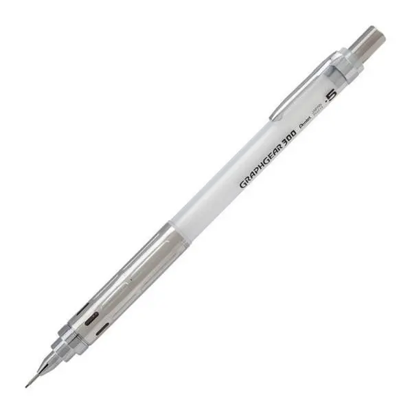 Mikrotužka Pentel GraphGear PG315 - bílá 0,5mm