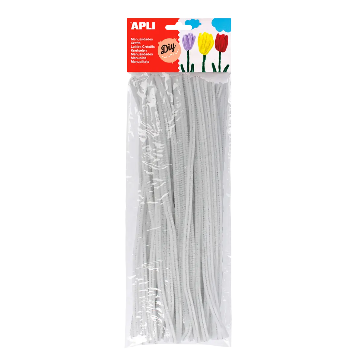 APLI modelovací drátky 30 cm - bílé 50 ks