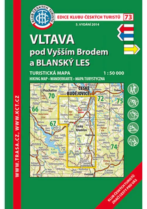 KČT 73s. Vltava pod Vyšším Brodem 5.vyd.2014