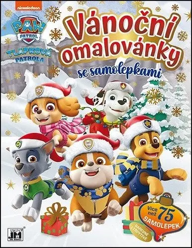 Jiri Models Vánoční omalovánky se samolepkami Tlapková Patrola