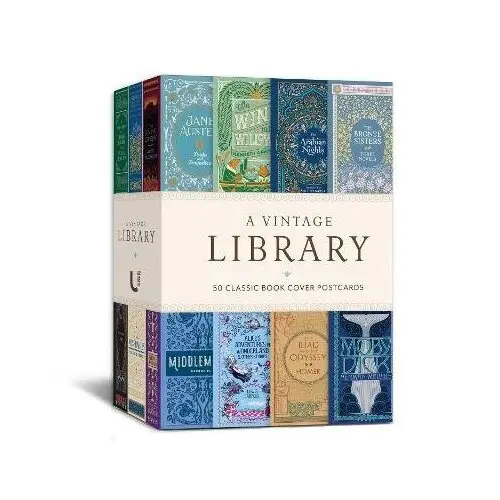 Vintage Library: 50 Classic Book Cover Postcards - kolektiv autorů