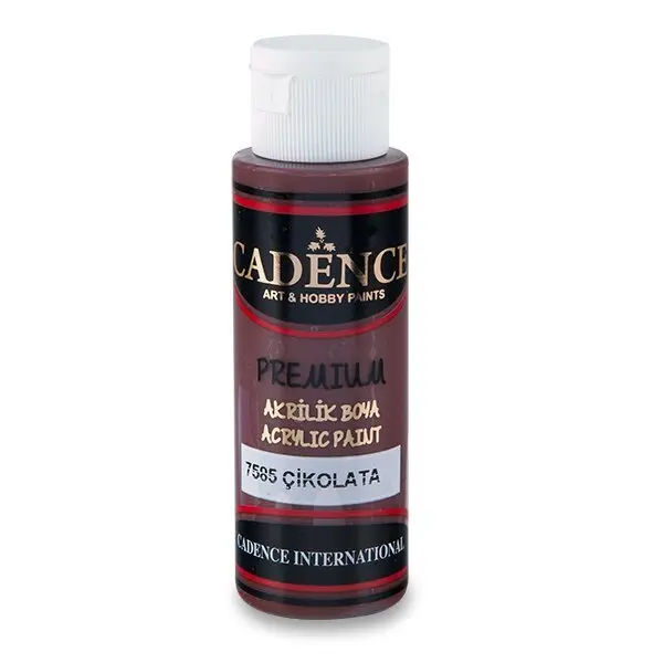 Akrylová barva Cadence Premium - hnědá / 70 ml