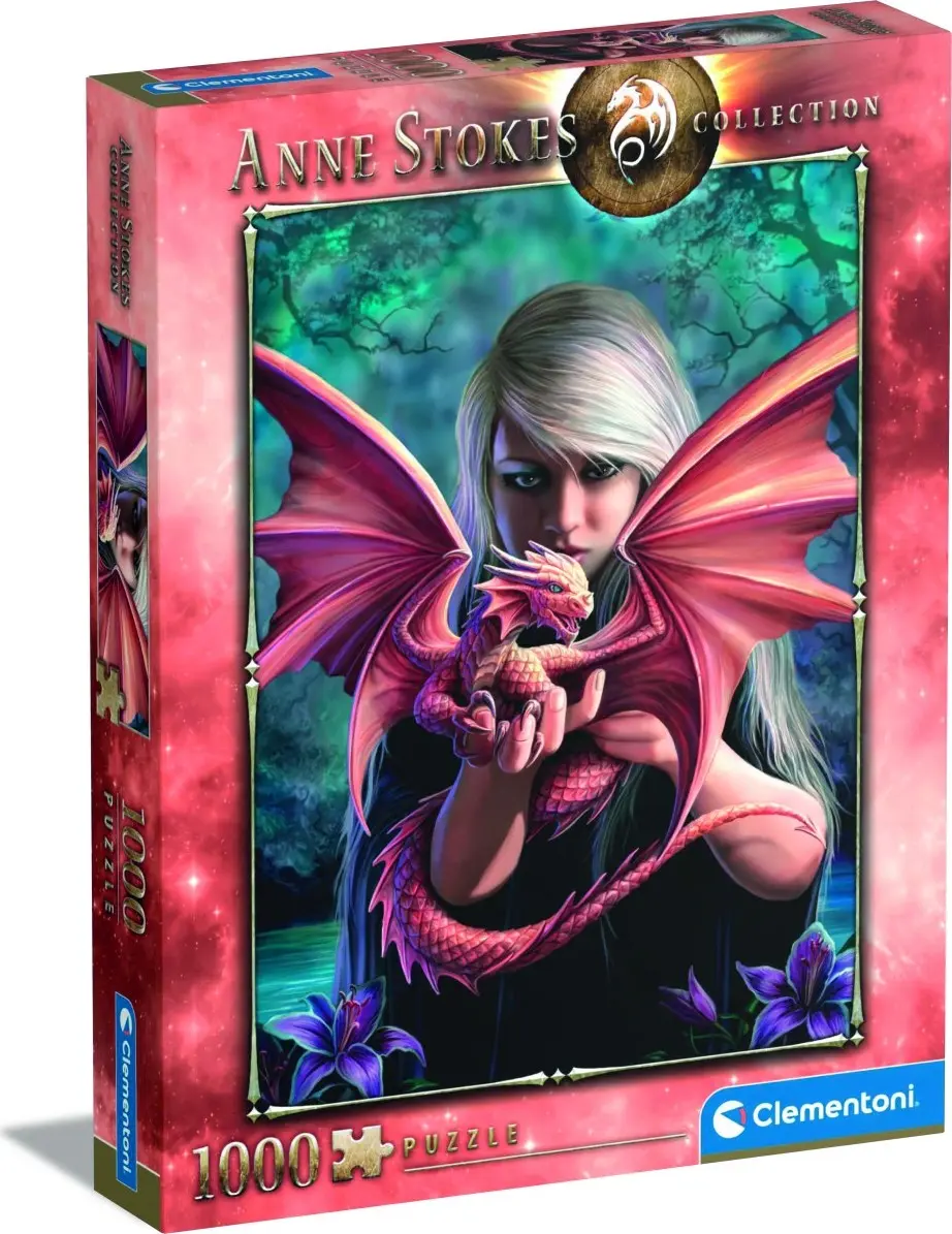 Puzzle Anne Stokes: Dračí královna 1000 dílků - Clementoni