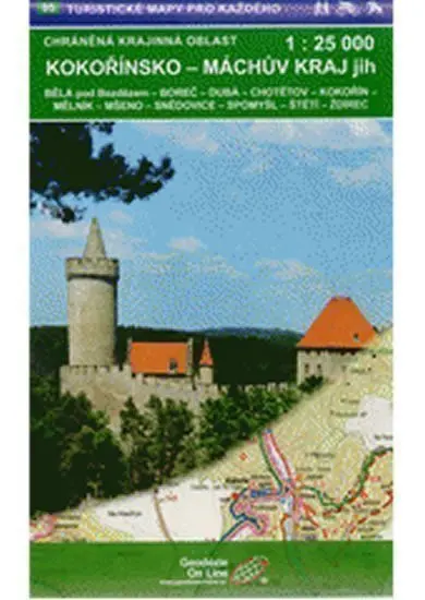 Kokořínsko–Máchův kraj-jih 1:25T /95 Turistické mapy pro každého - Karel Uzel