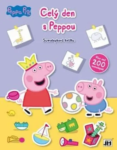 Celý den s Peppou - Samolepková knížka - kolektiv autorů