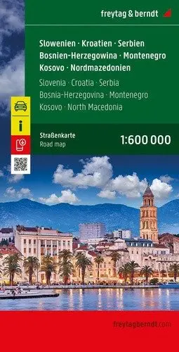 Slovinsko - Chorvatsko - Srbsko - Bosna a Hercegovina - Černá Hora - Kosovo - Severní Make