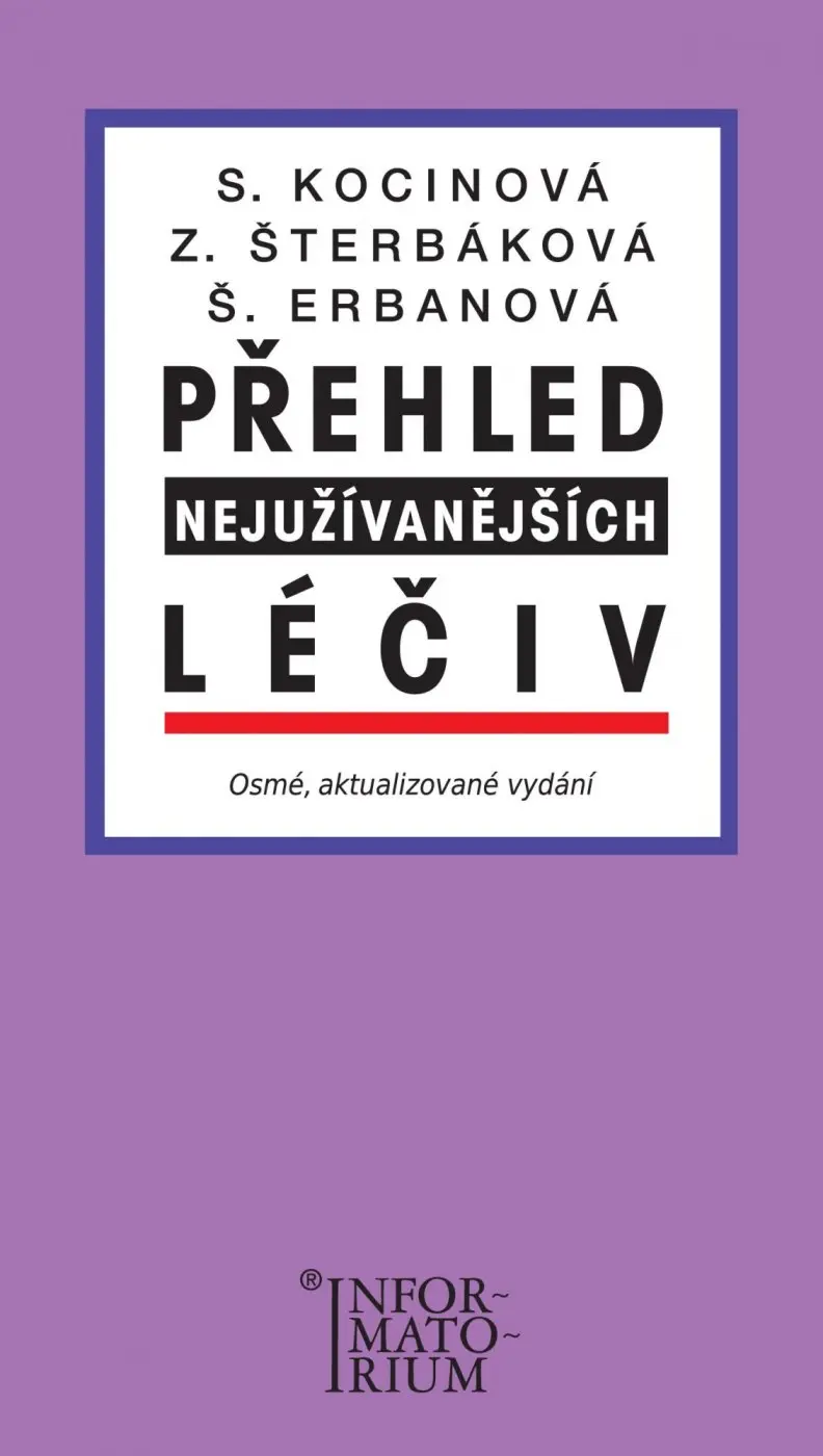 Přehled nejužívanějších léčiv - Šárka Erbanová