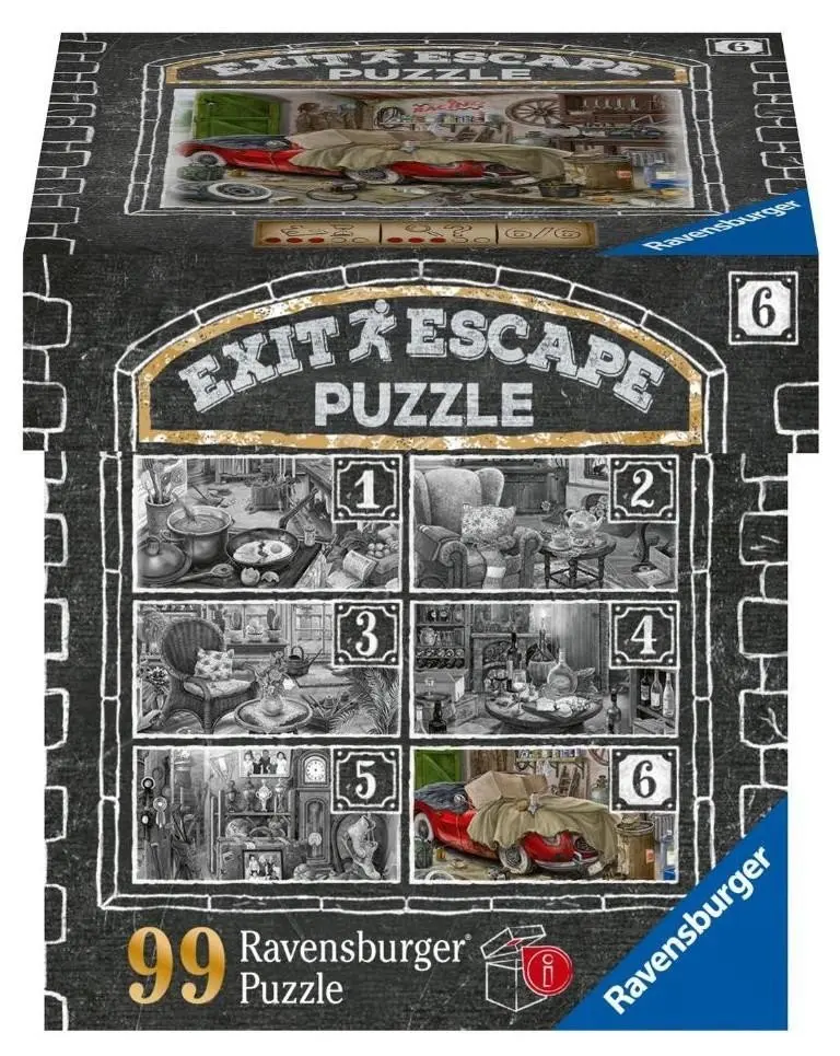 Puzzle EXIT Garáž 99 dílků