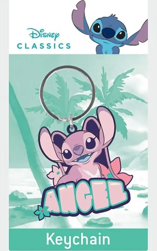 Lilo a Stitch gumová klíčenka Angel