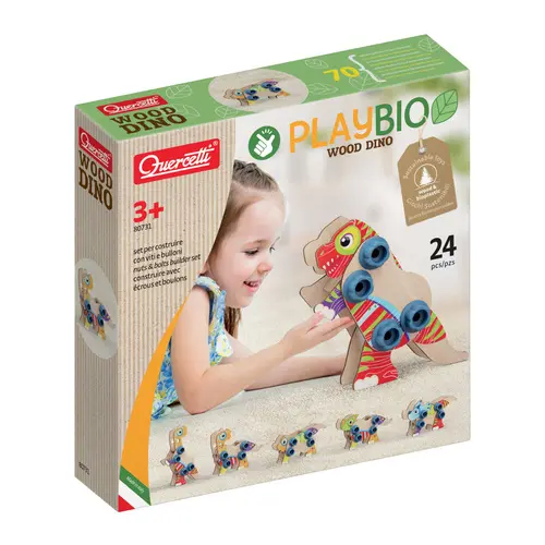 PlayBio Wood Dino - hra z kategorie Stavebnice