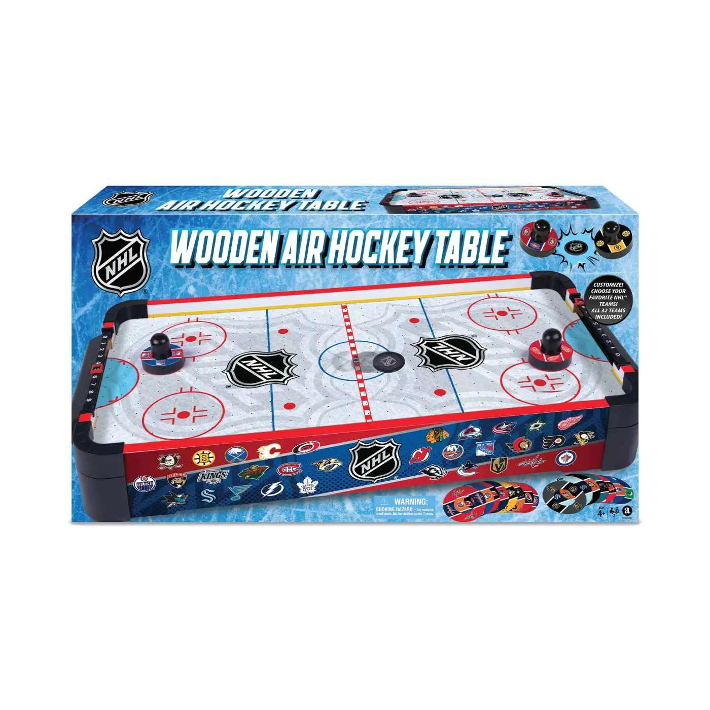 NHL Wooden Tabletop Air Hockey - Albi