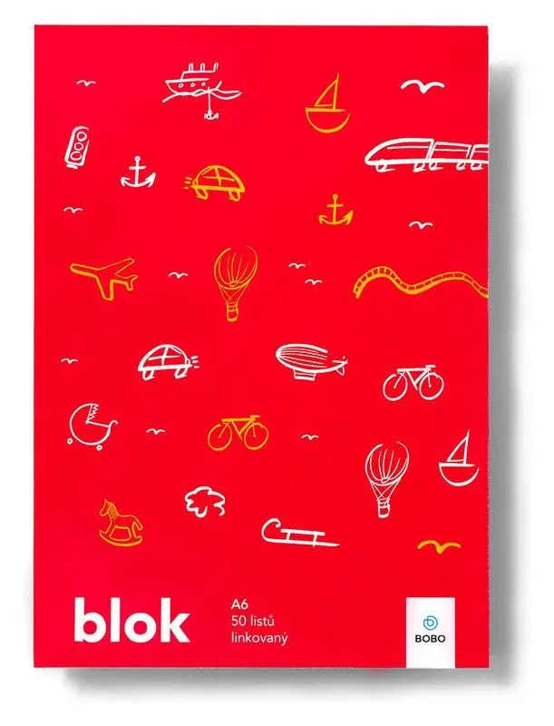 Poznámkový blok SVĚT A6 - linkovaný 50 listů