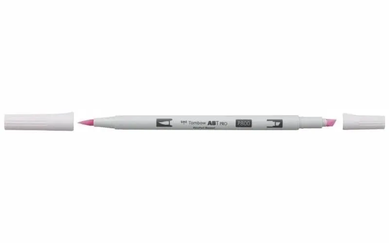Tombow Oboustranný štětcový lihový fix ABT PRO - pale pink