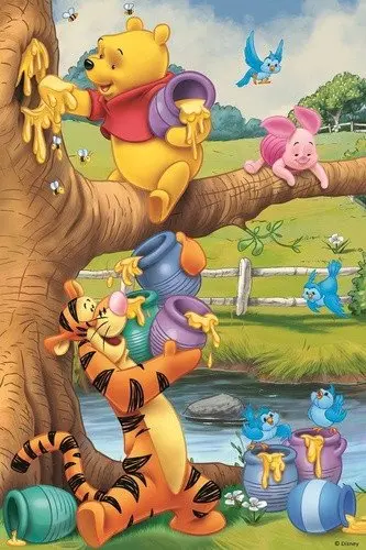 Trefl Puzzle Medvídek Pú / 60 dílků
