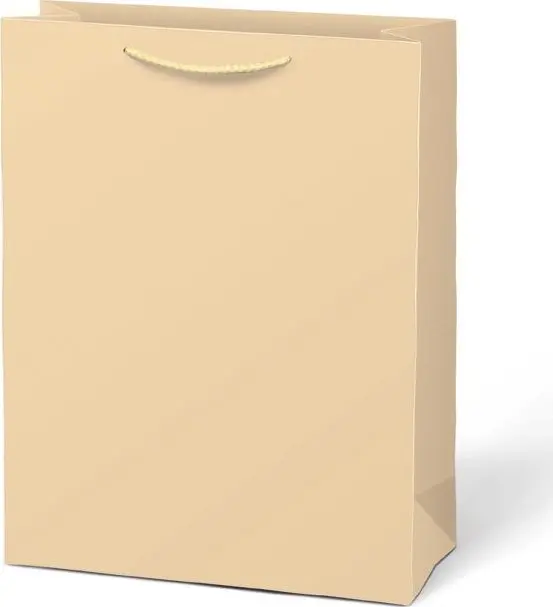 taška dárková T 5 kraft 260x320x100 béžová