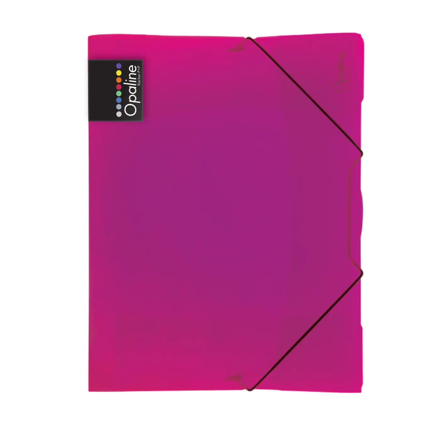 Sloha s gumou Opaline magenta - 5ks