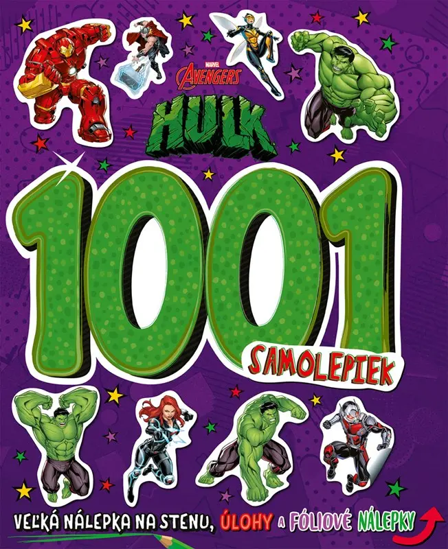 Marvel Avengers - Hulk 1001 samolepiek - kolektiv autorů