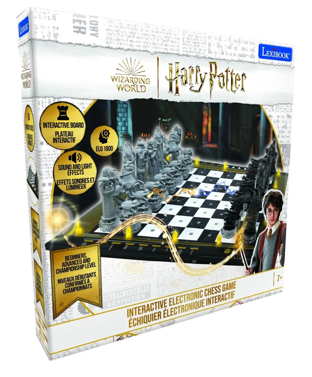 Lexibook elektronická šachová hra Harry Potter se světelnými efekty - Lexibook