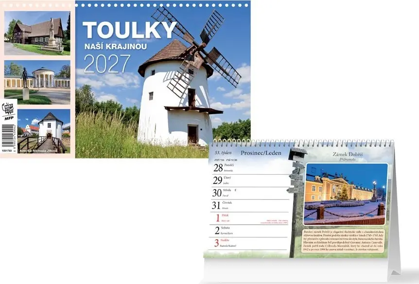 Stolní kalendář 2027 MFP Toulky naší krajinou
