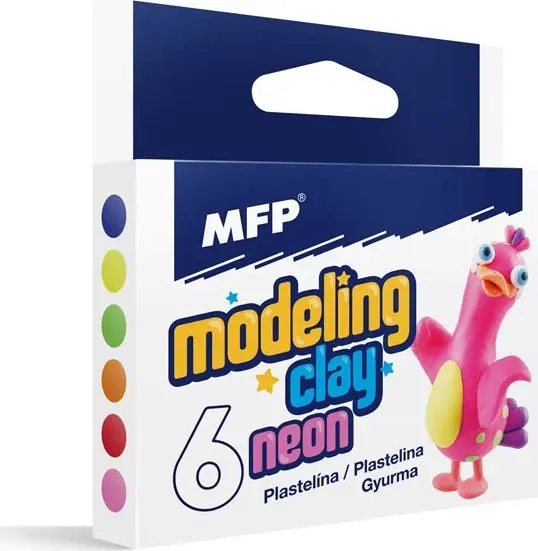modelovací hmota 6 ks barev NEON 100g