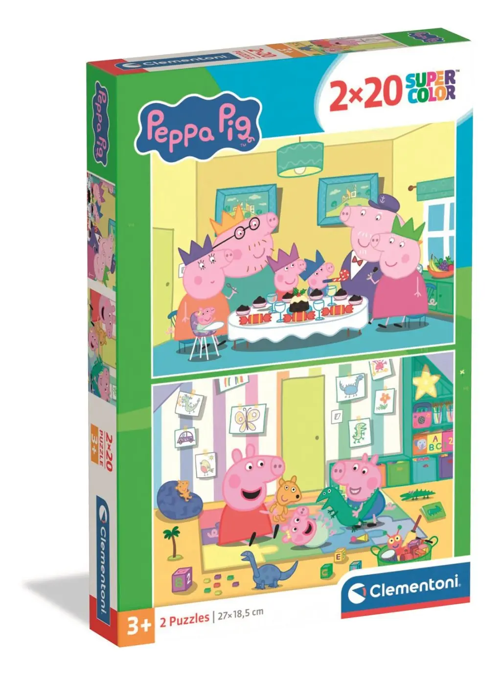 Puzzle 2x20 Prasátko Peppa 2026