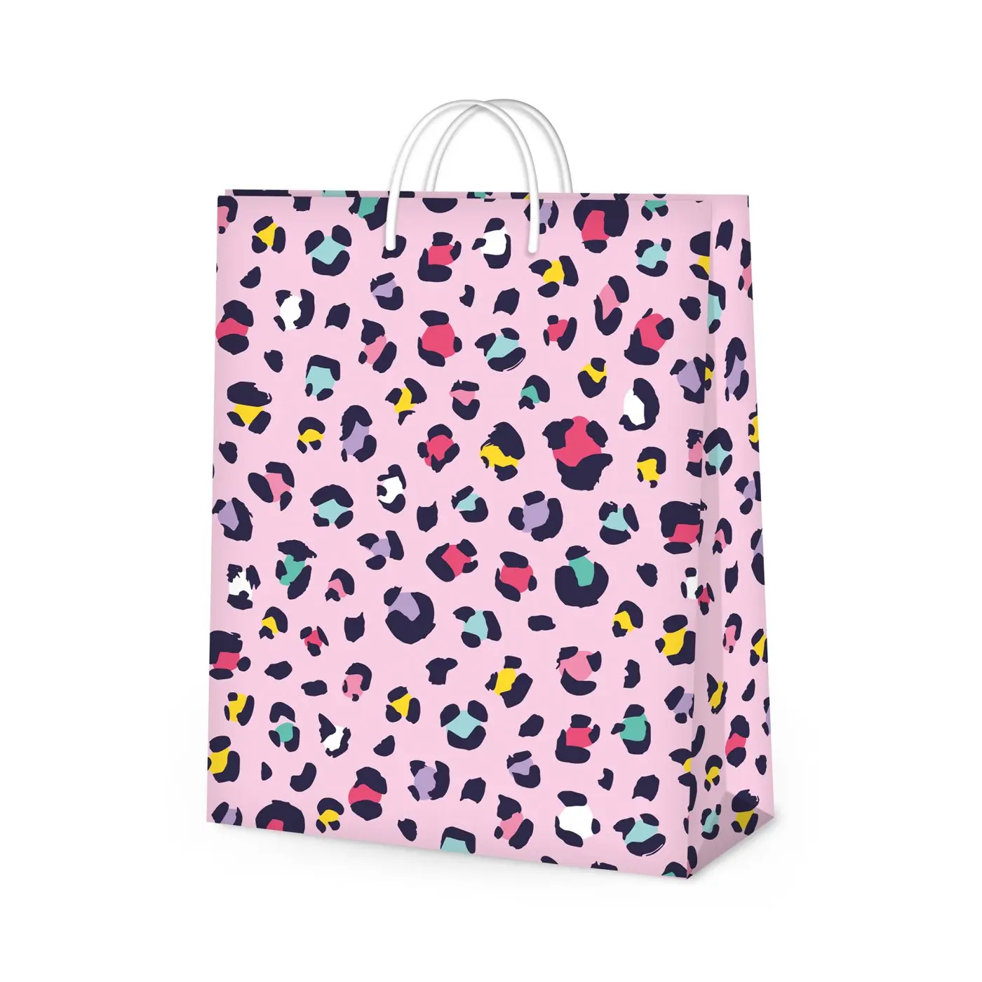 Dárková taška velká - Leopardí vzor (26 × 12,7 × 32,4 cm) - Albi