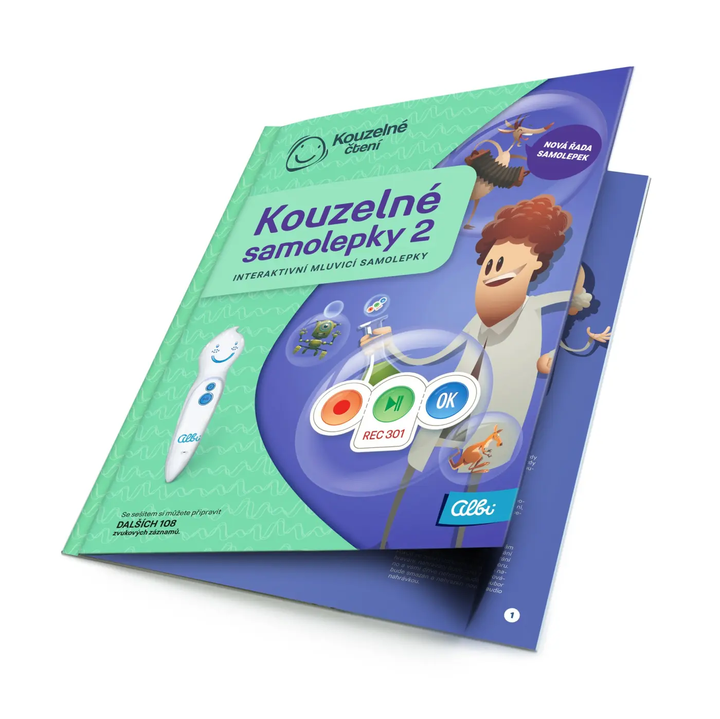 Albi Kouzelné čtení Kouzelné samolepky 108ks