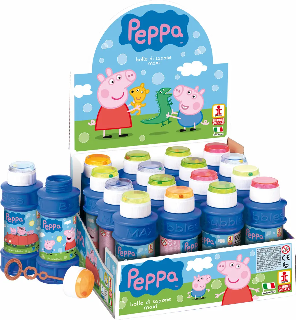 MAXI Bublifuk Peppa Pig mix motivů 175 ml - Dulcop
