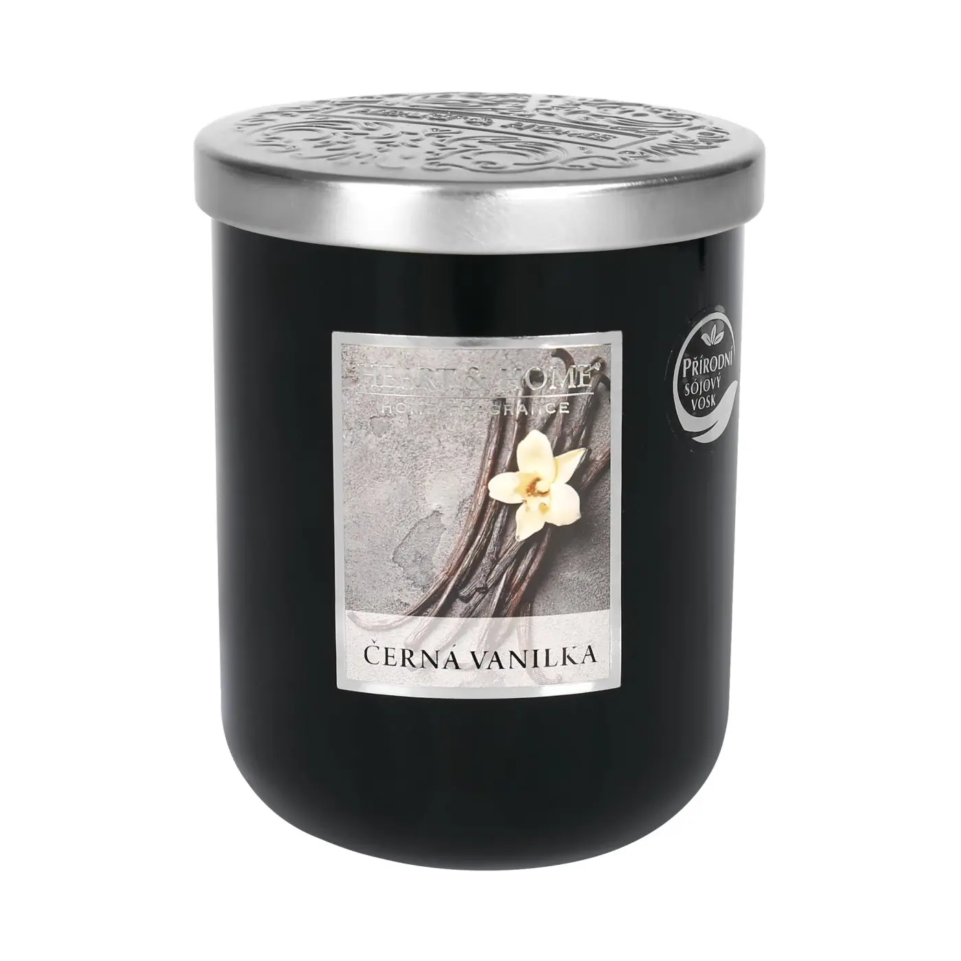 Velká svíčka - Černá vanilka - Albi
