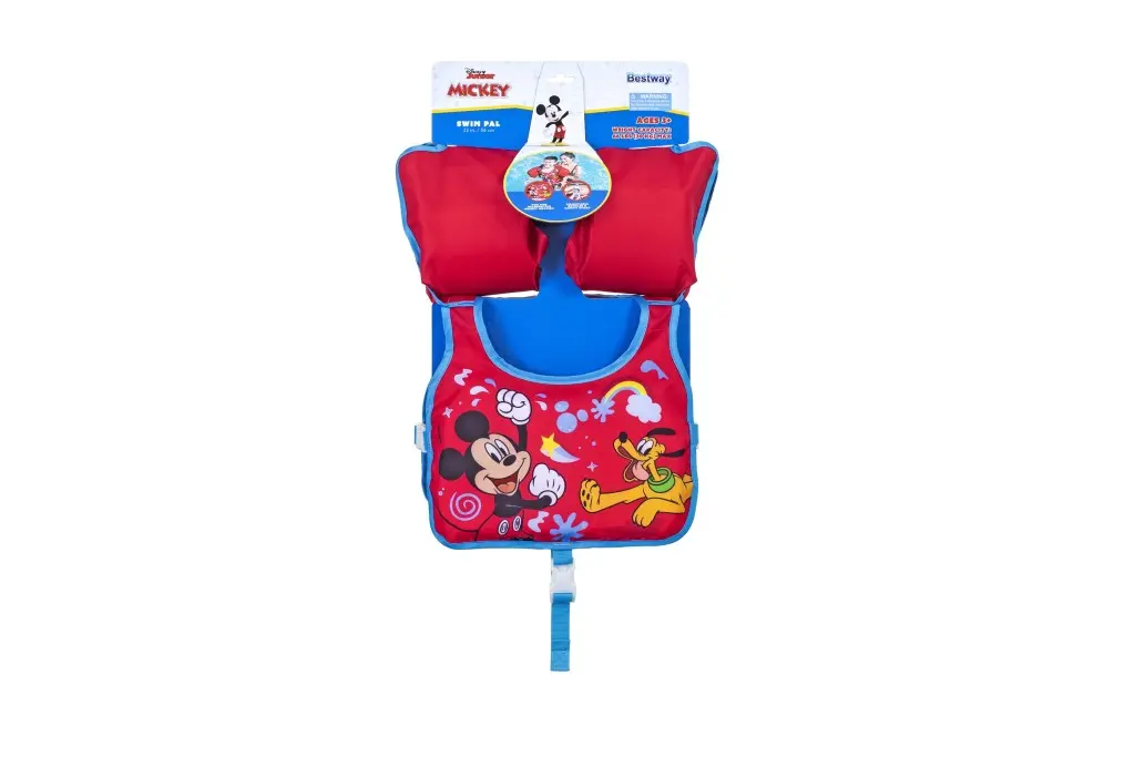 Vesta s rukávy plovací Mickey Mouse pro děti od 3-6 let - Bestway