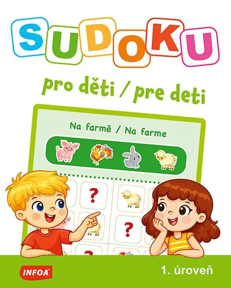Sudoku pro děti / pre deti - 1. úroveň