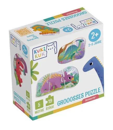 Kukikuk Grooosses Puzzle Dinosaurier