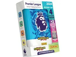 Panini PREMIER LEAGUE 2023 / 2024 - ADRENALYN - plechová krabička (pocket)