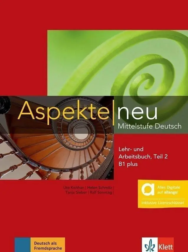 Aspekte neu B1+ - Hybride Ausgabe - Kurs./Übungsbuch Teil 2+ MP3 allango.net + Lizenz (24 - Ute Koithan