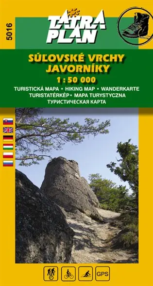 Súľovské vrchy, Javorníky 1:50 000