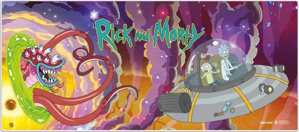 Rick a Morty herní podložka 90 x 40 cm