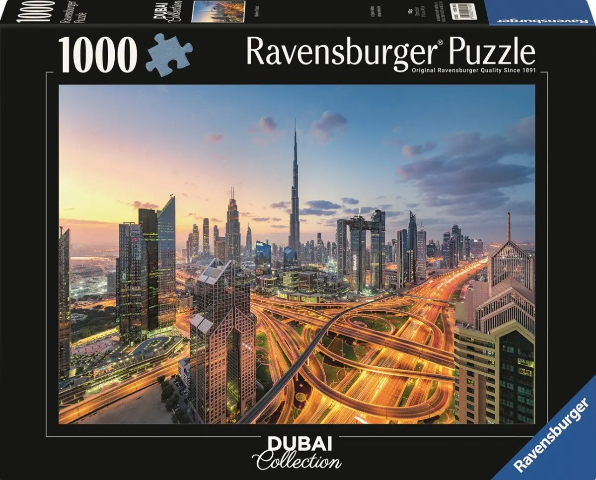 Puzzle Kolekce DUBAJ: Výhled na město snů 1000 dílků