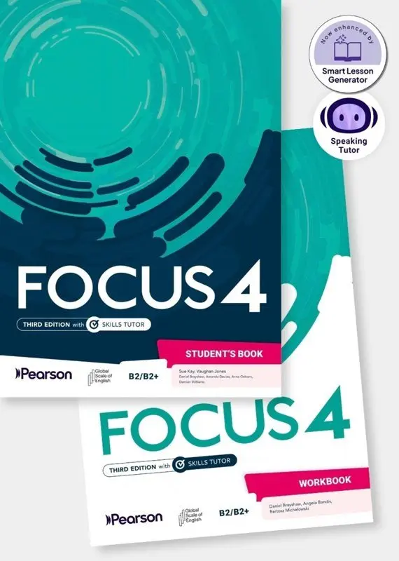 Focus 3rd Edition Level 4 Student´s Book and Workbook with Online Practice and AI