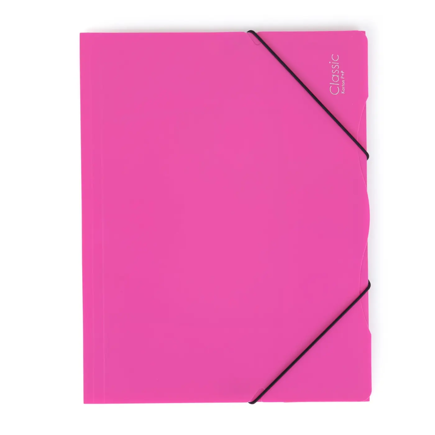 Sloha PP s gumou A4 neprůhledná magenta